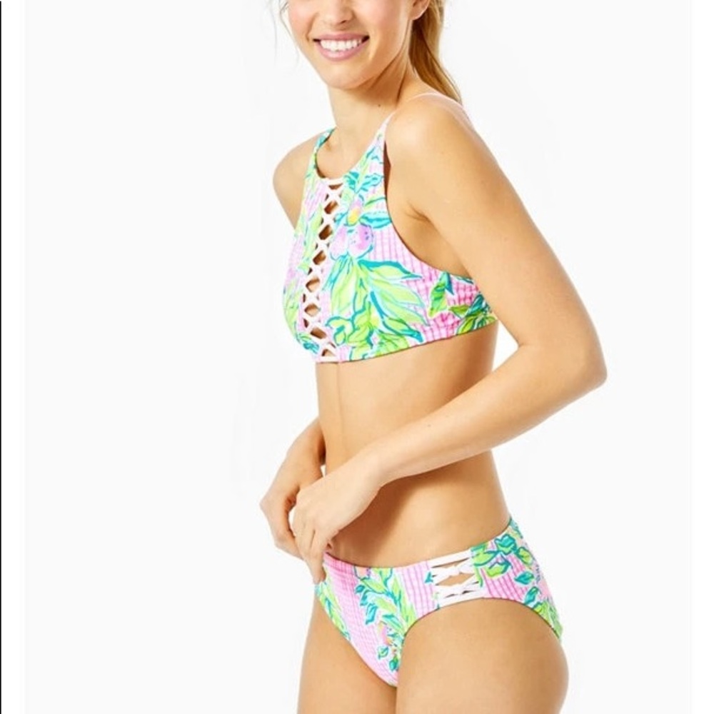 NWT Lilly Pulitzer Lita Lattice Bikini Bottom